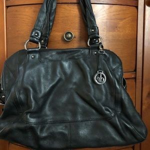 Genuine leather shoulder bag